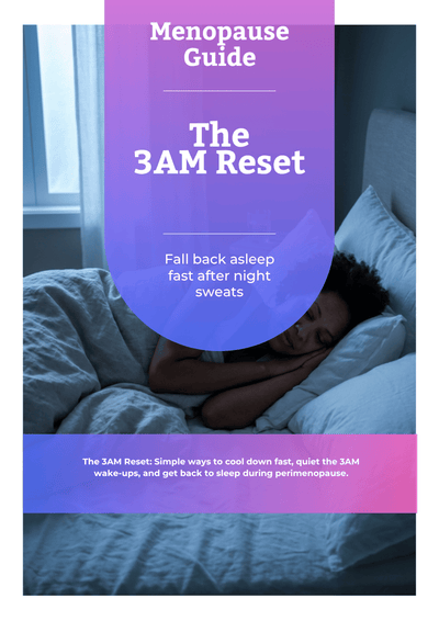 The 3AM Reset ebook cover — sleep support for perimenopause