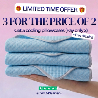 Cooling pillowcase for menopause night sweats (Queen size 20"x30")