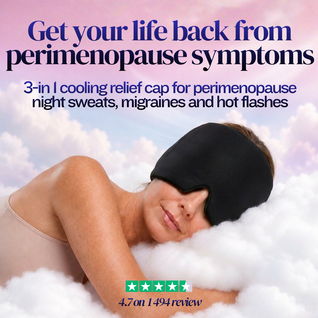 3-in-1 perimenopause Cooling Cap (Night Sweats / Migraines / Hot Flashes)