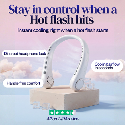 CalmBreeze™ Hot Flash Neck Fan