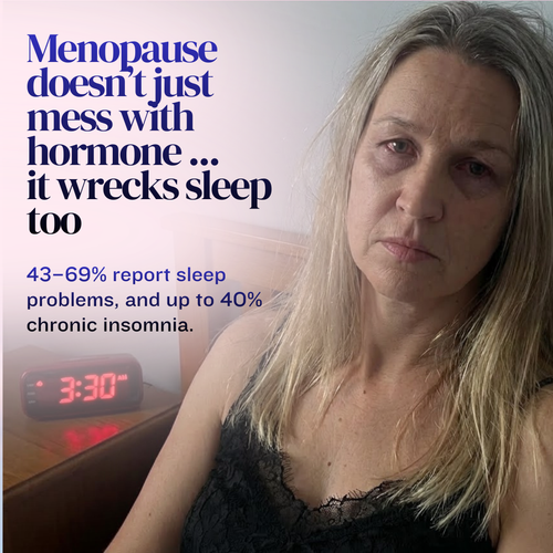 Ice cooling sleep mask for night sweats