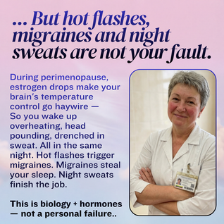 3-in-1 perimenopause Cooling Cap (Night Sweats / Migraines / Hot Flashes)
