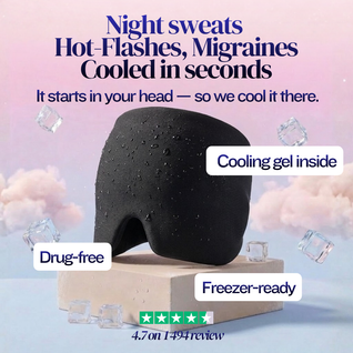 3-in-1 perimenopause Cooling Cap (Night Sweats / Migraines / Hot Flashes)