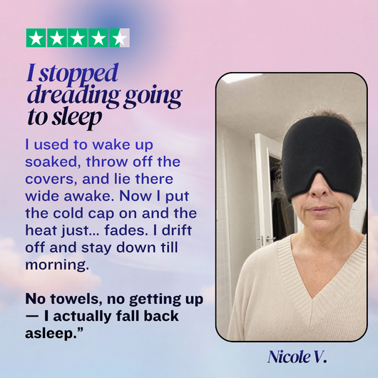 3-in-1 perimenopause Cooling Cap (Night Sweats / Migraines / Hot Flashes)